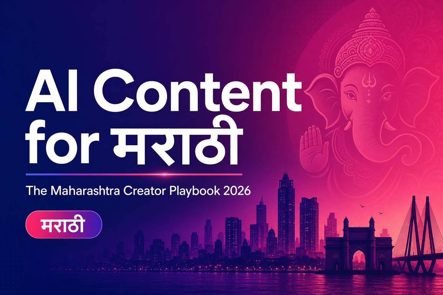 AI Content for Marathi Blogs 2026 — Marathi Creator Guide